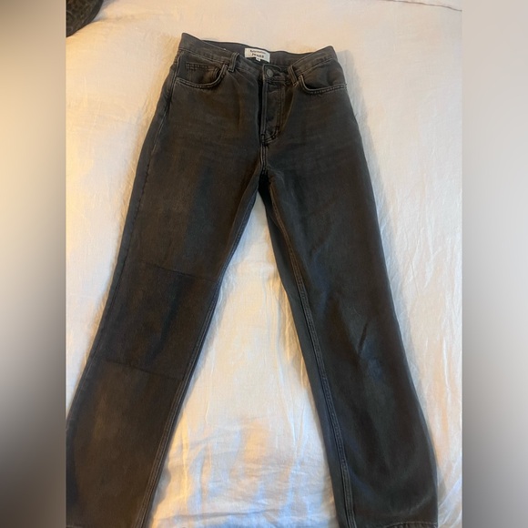 Reformation Cynthia Patch high rise straight jeans - Picture 3 of 4